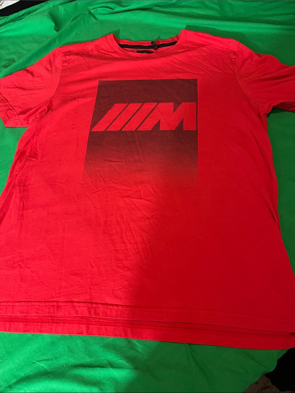 BMW Red Short-Sleeve Graphic Crewneck T-Shirt